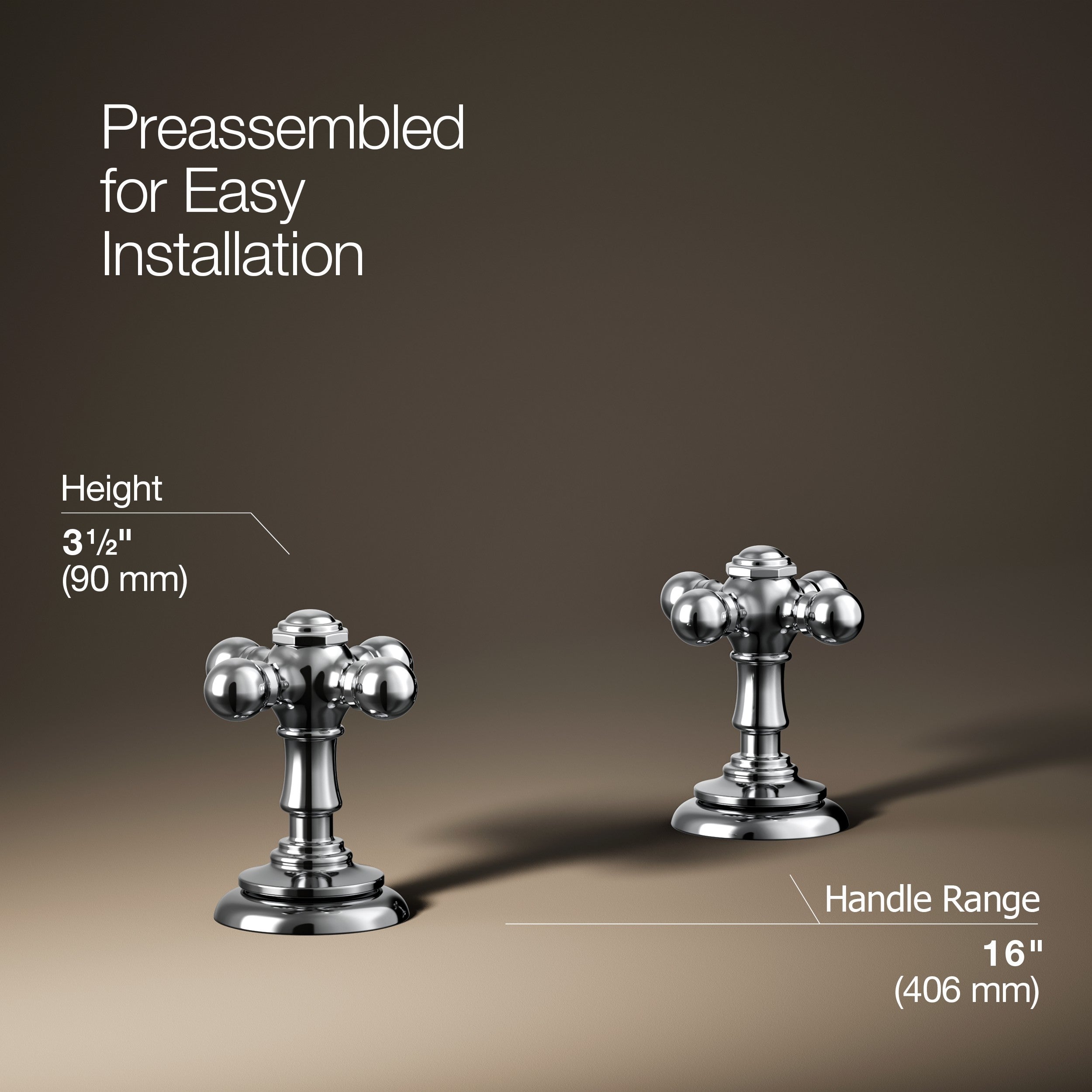 Kohler Artifacts Cross Handle Krom