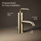Kohler Lavabo Bataryası Purist Altın