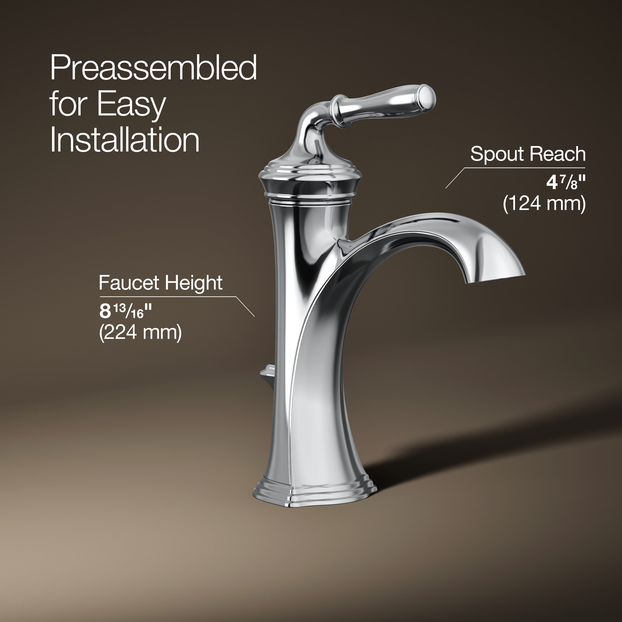 Kohler Lavabo Bataryası Devonshire Krom