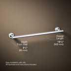 Kohler Havluluk Uzun Purist, Krom
