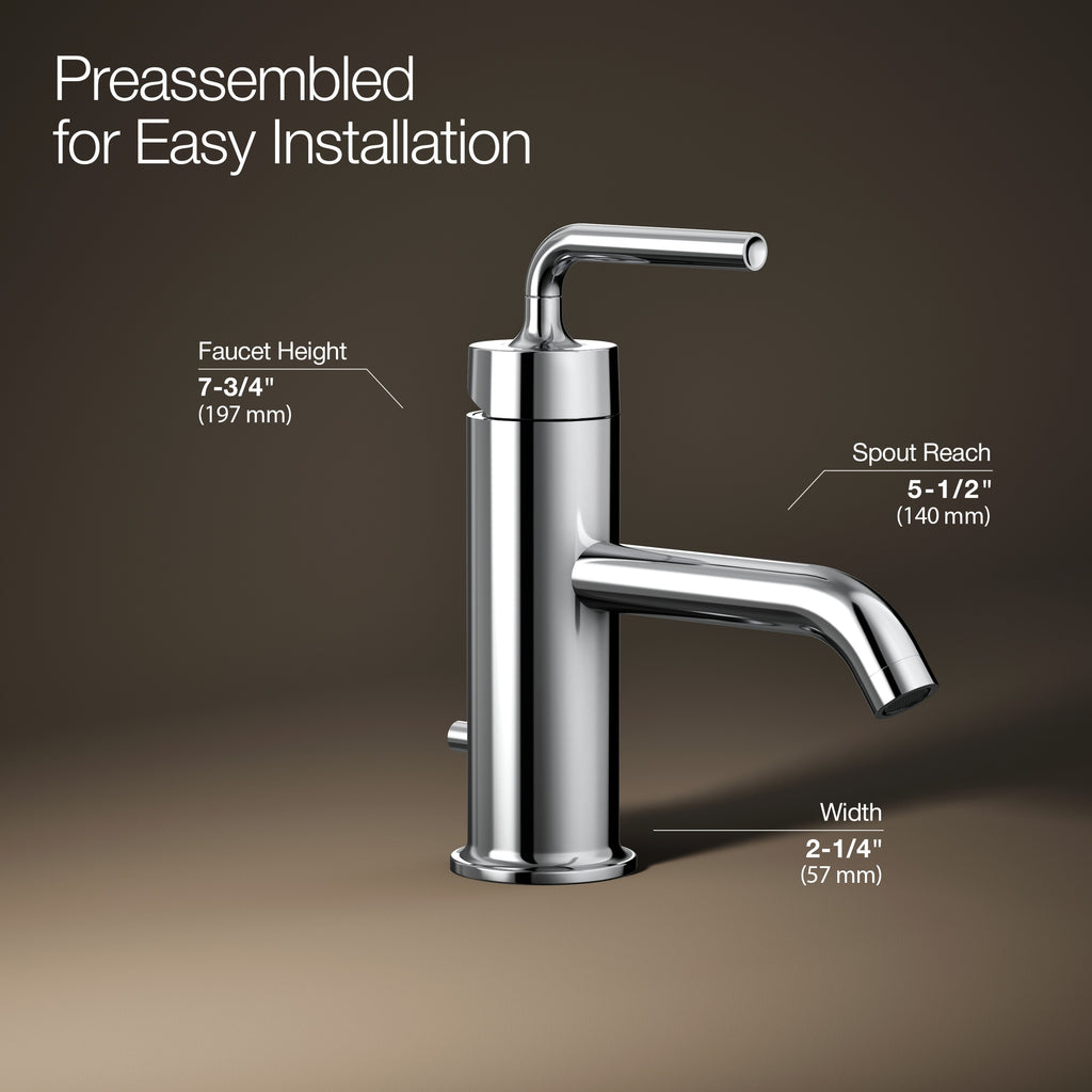 Kohler Lavabo Bataryası Purist Krom