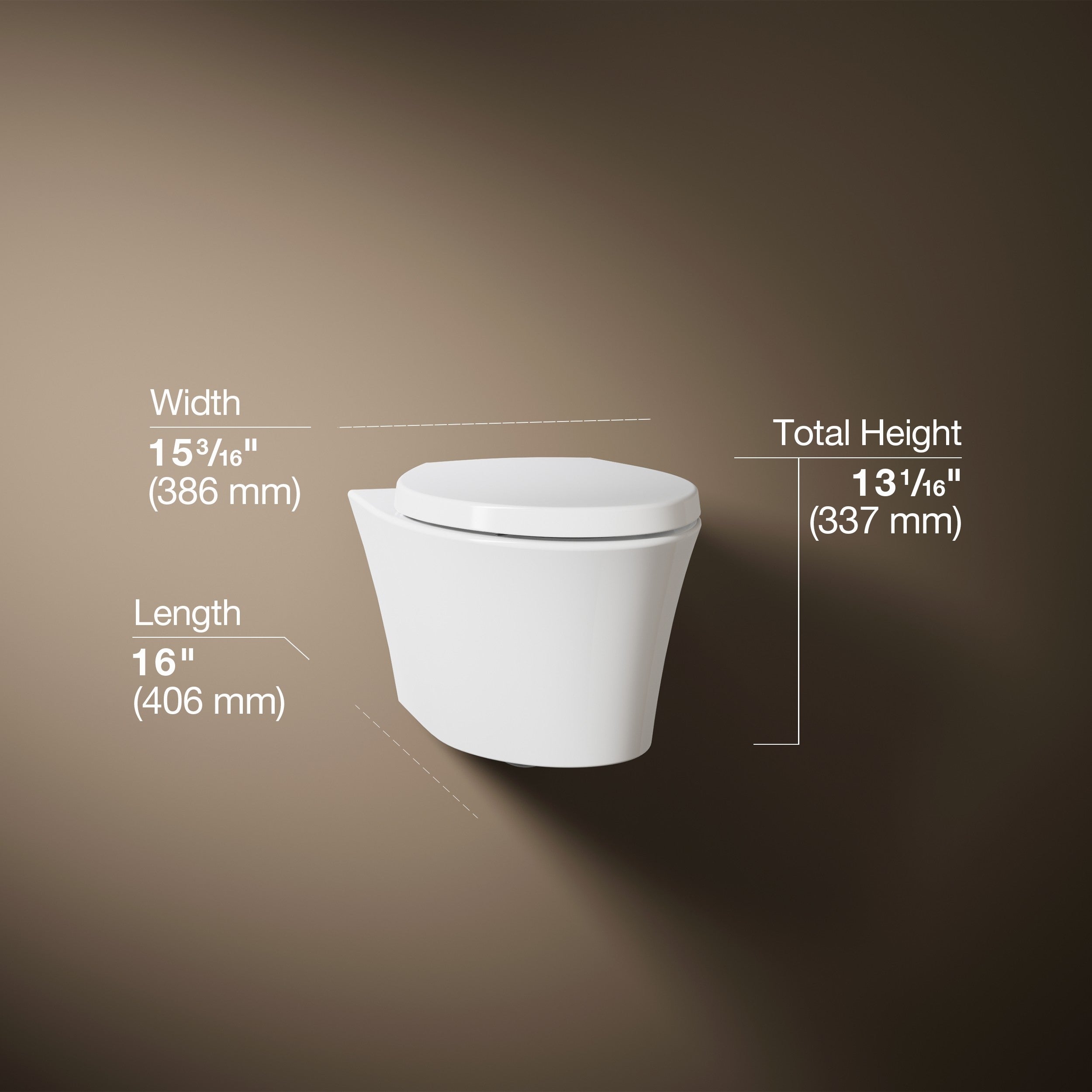 Kohler Asma Klozet Veil Beyaz