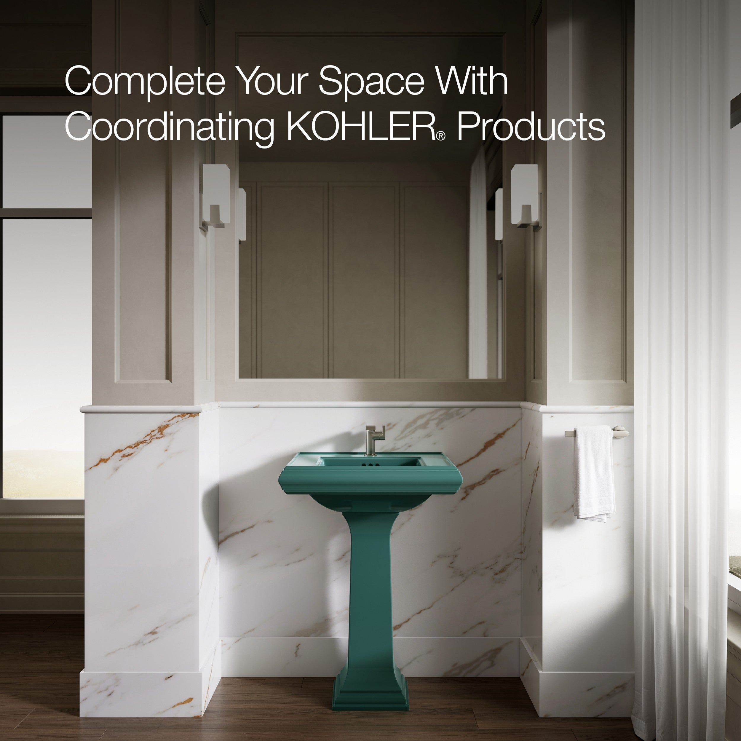 Kohler Memoirs Stately Teal Lavabo İçin Ayak