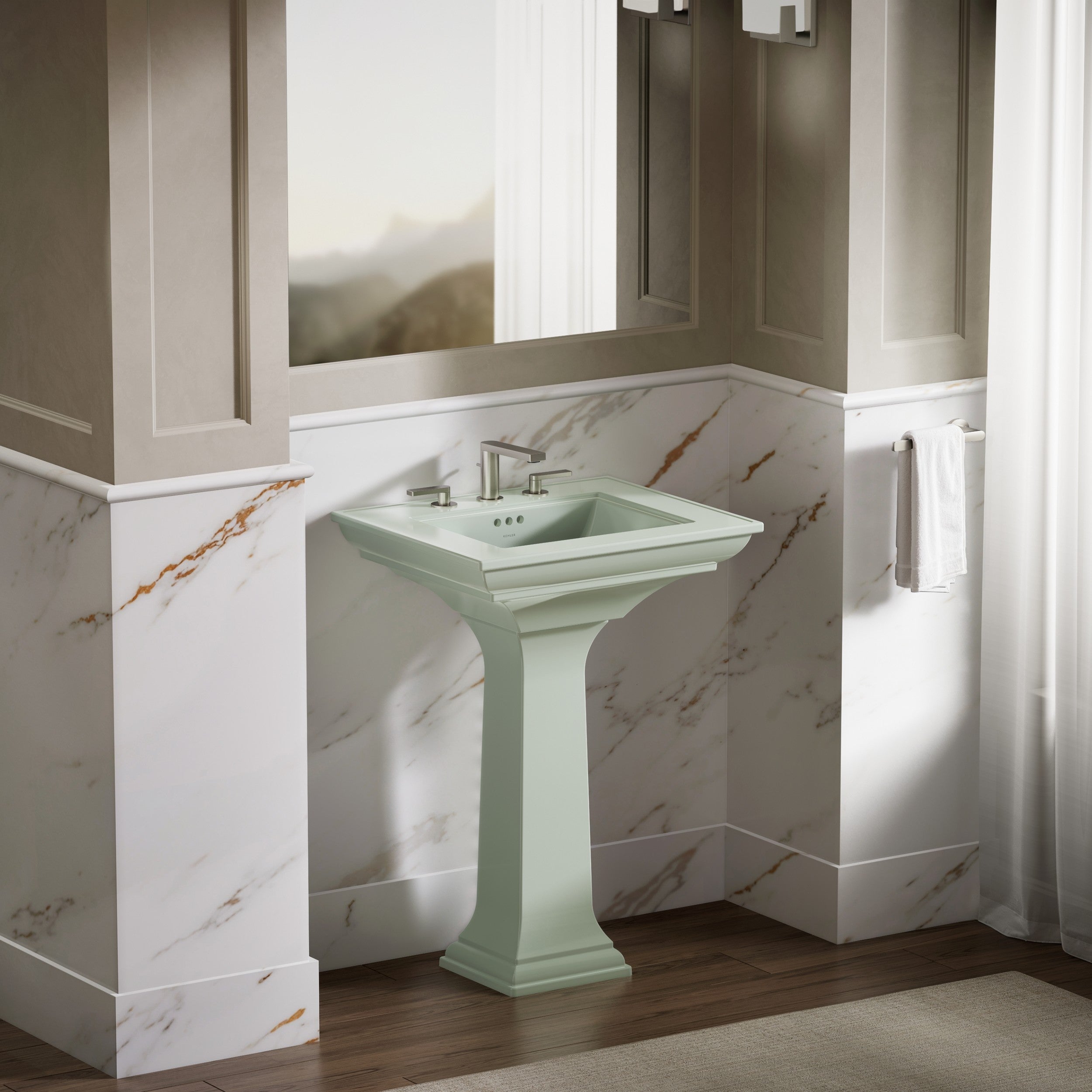 Kohler Lavabo Tezgah Üstü Memoirs Stately, Aspen Green