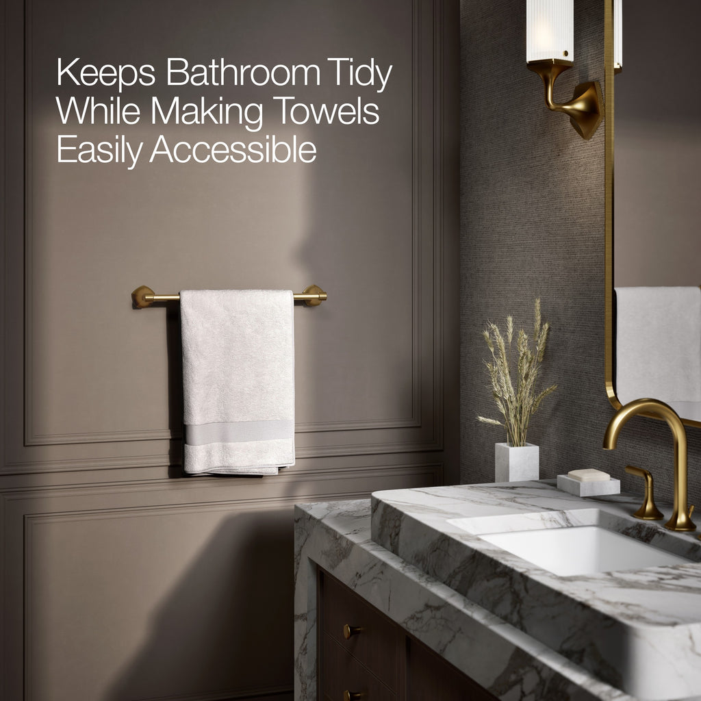 Kohler Uzun Havluluk Occasion 51,6 cm, Vibrant Brushed Moderne Brass