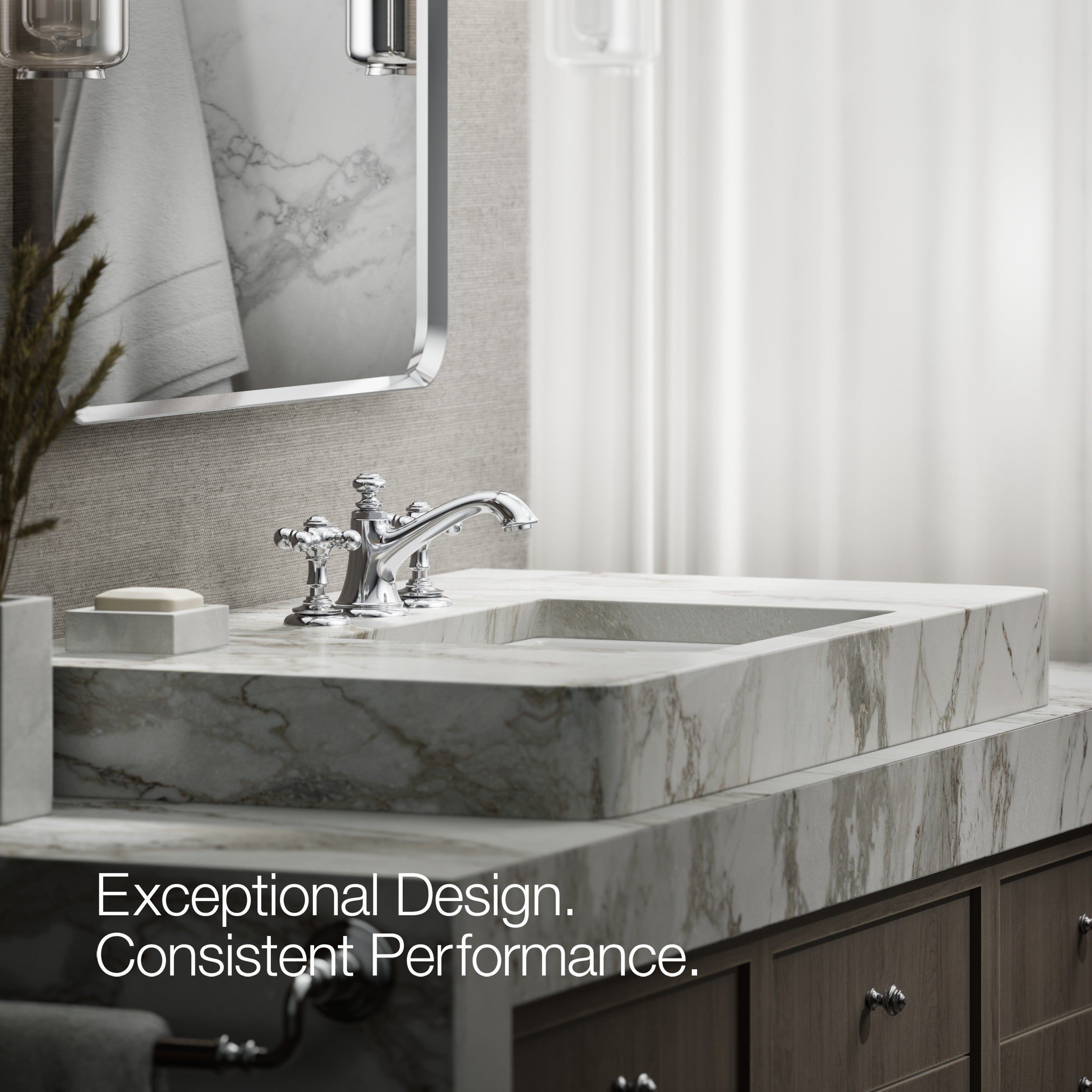 Kohler Artifacts Cross Handle Krom