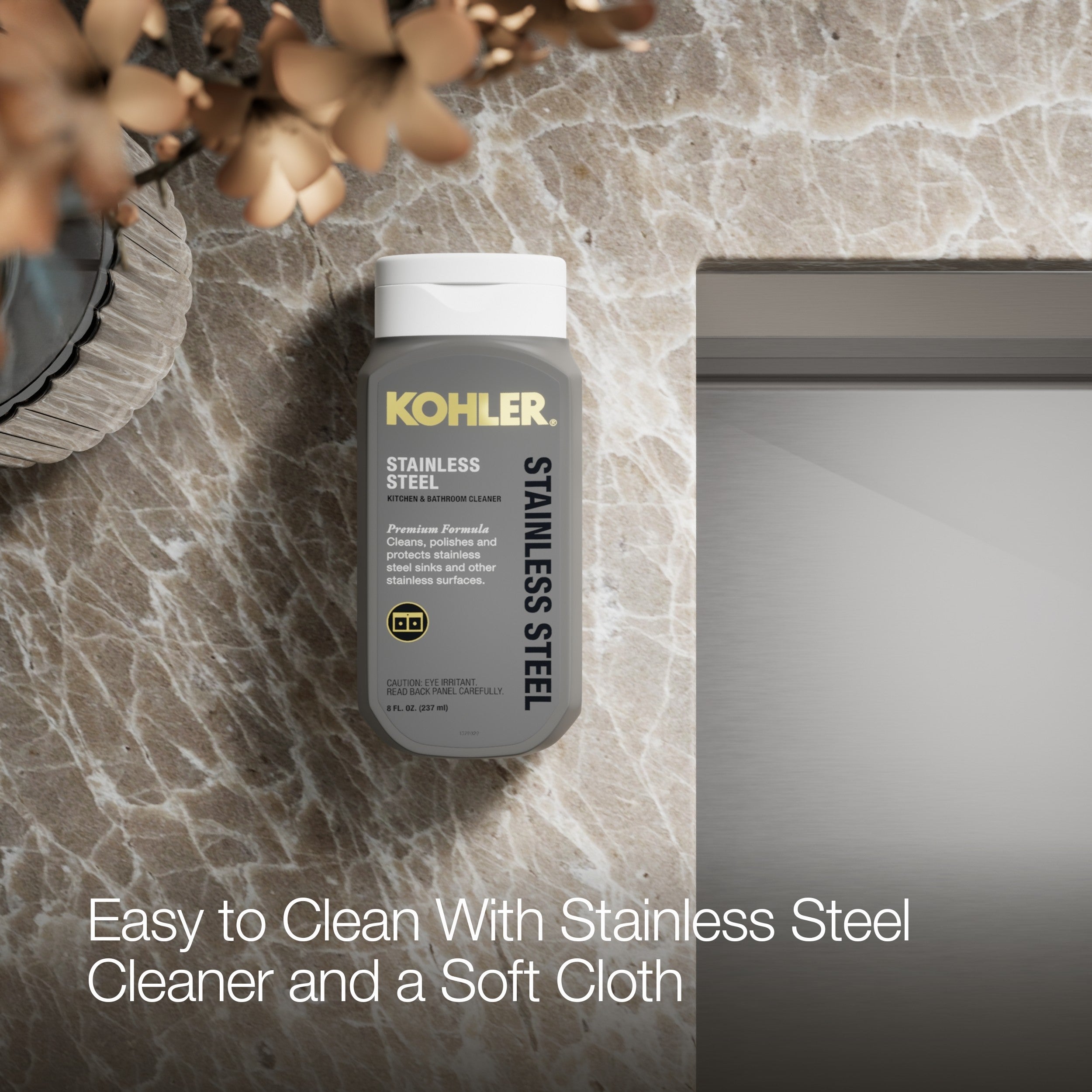 Kohler Eviye Prolific Paslanmaz Çelik 80 cm