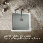 Kohler Eviye Whitehaven Tezgah Altı Ice Grey
