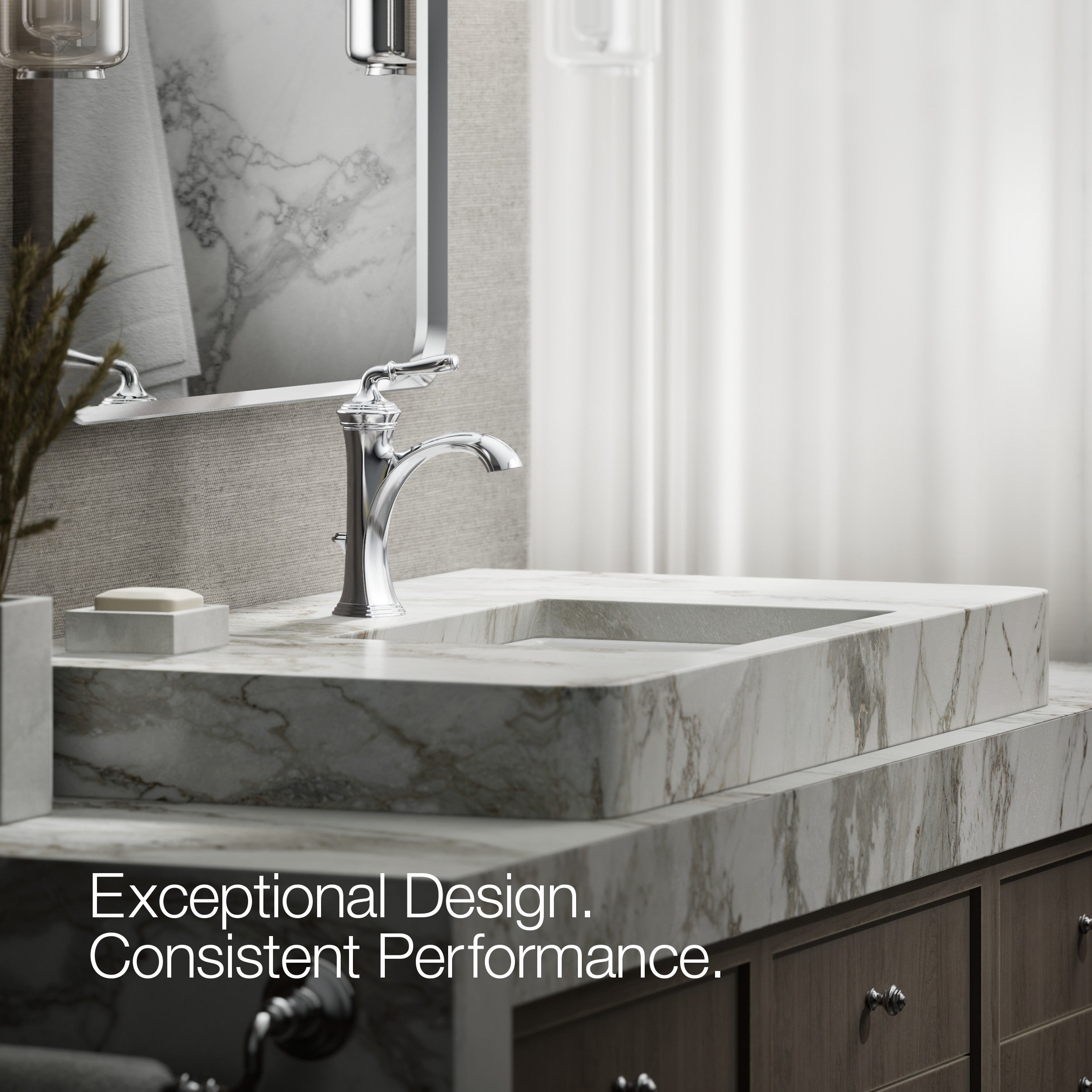 Kohler Lavabo Bataryası Devonshire Krom