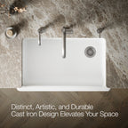 Kohler Eviye Whitehaven Döküm Apron-Front Beyaz