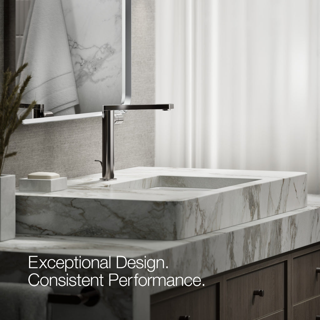 Kohler Lavabo Bataryası Uzun Composed Titanium