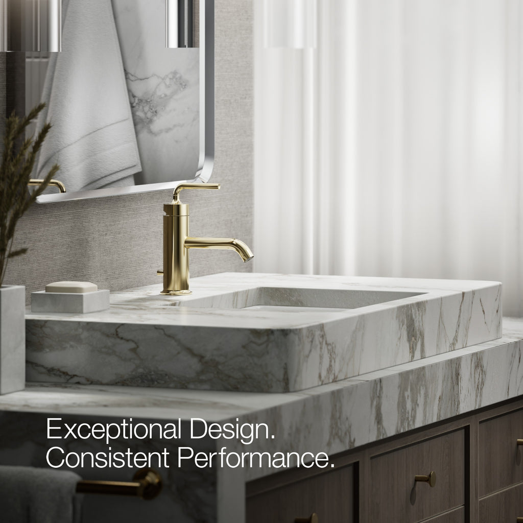 Kohler Lavabo Bataryası Purist Altın