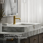 Kohler Lavabo Bataryası Occasion, Vibrant Brushed Moderne Brass