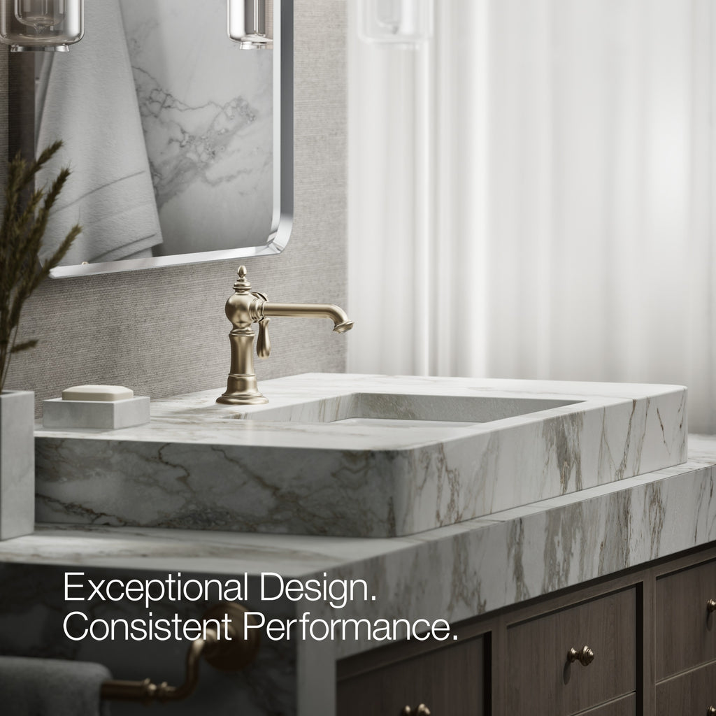 Kohler Lavabo Bataryası Artifacts Brushed Bronze