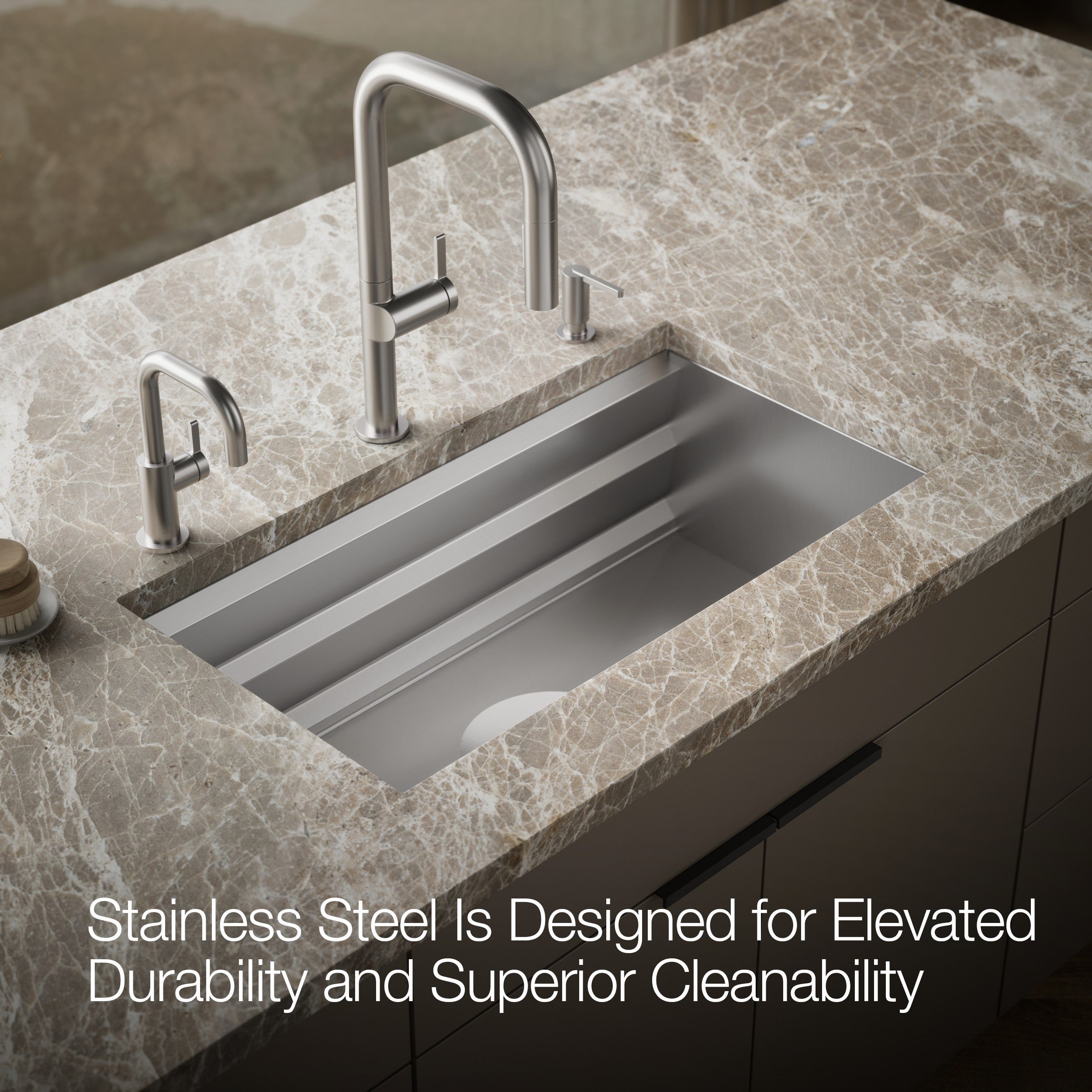 Kohler Eviye Prolific Paslanmaz Çelik 80 cm
