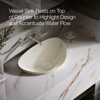 Kohler Lavabo Asimetrik Çanak Veil Bisküvi