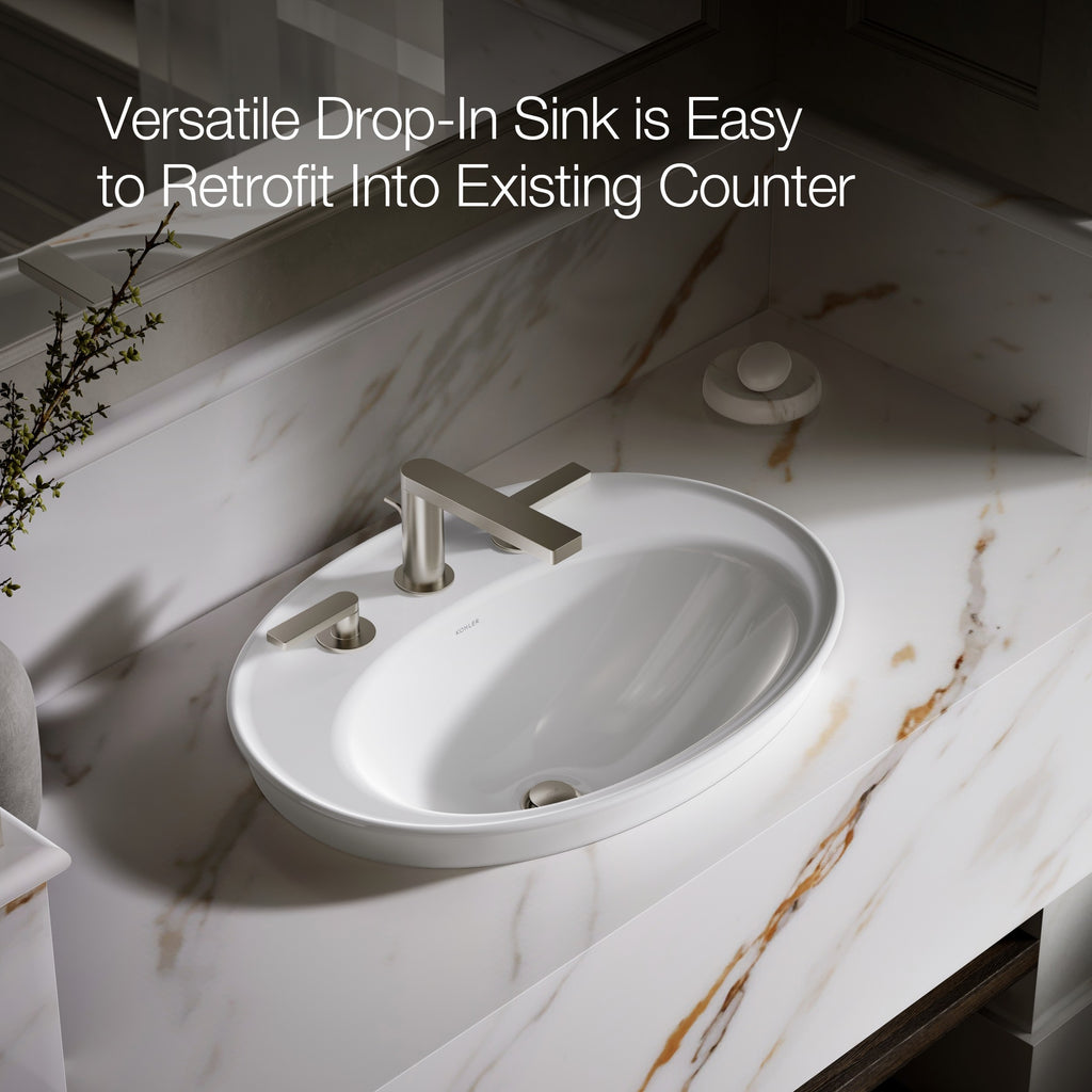 Kohler Lavabo Tezgah Üstü Serif Oval