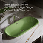 Kohler Lavabo Iron Plains Fresh Yeşil