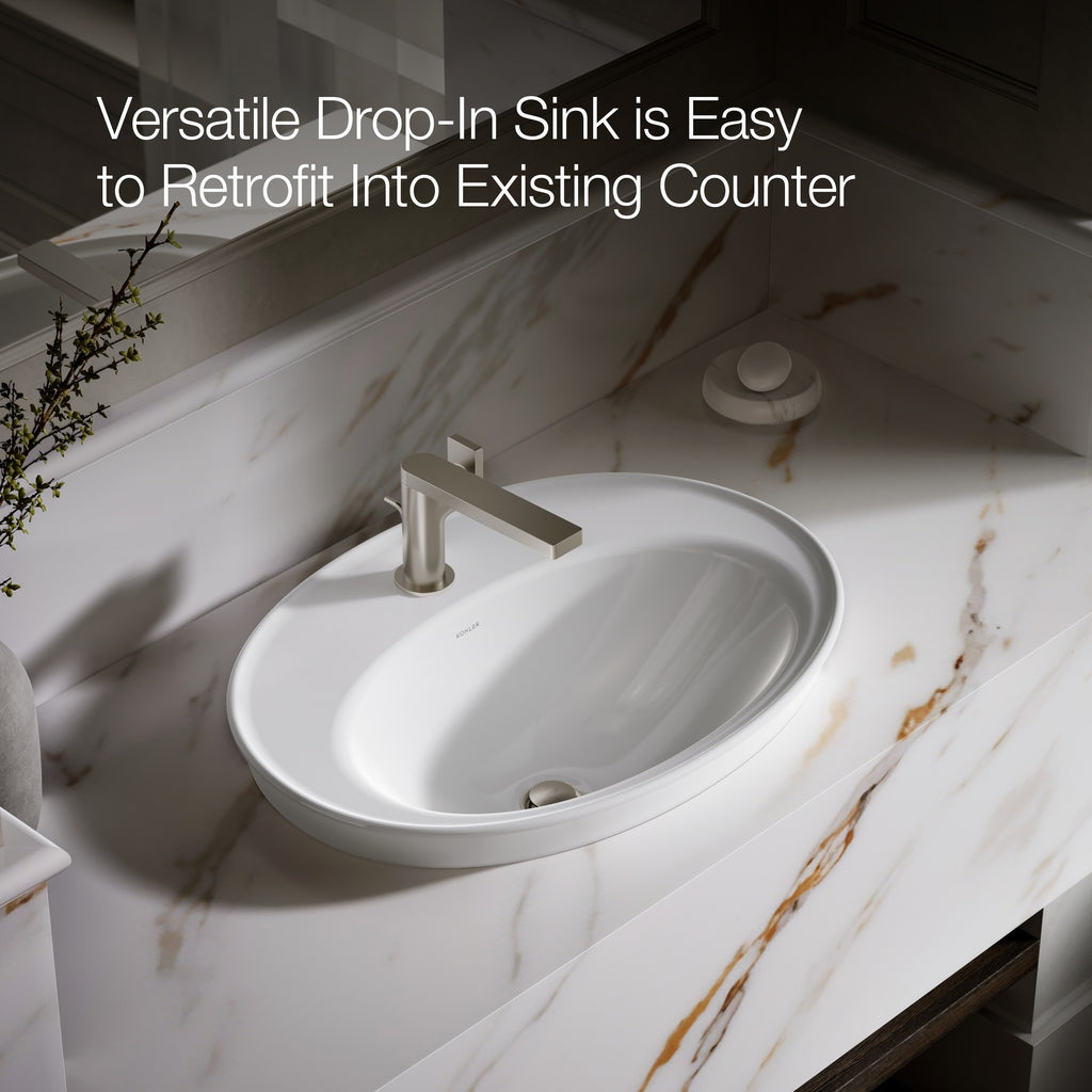 Kohler Lavabo Serif Tezgah Üstü Tek Delikli