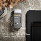 Kohler Eviye Riverby Çift Hazneli Siyah