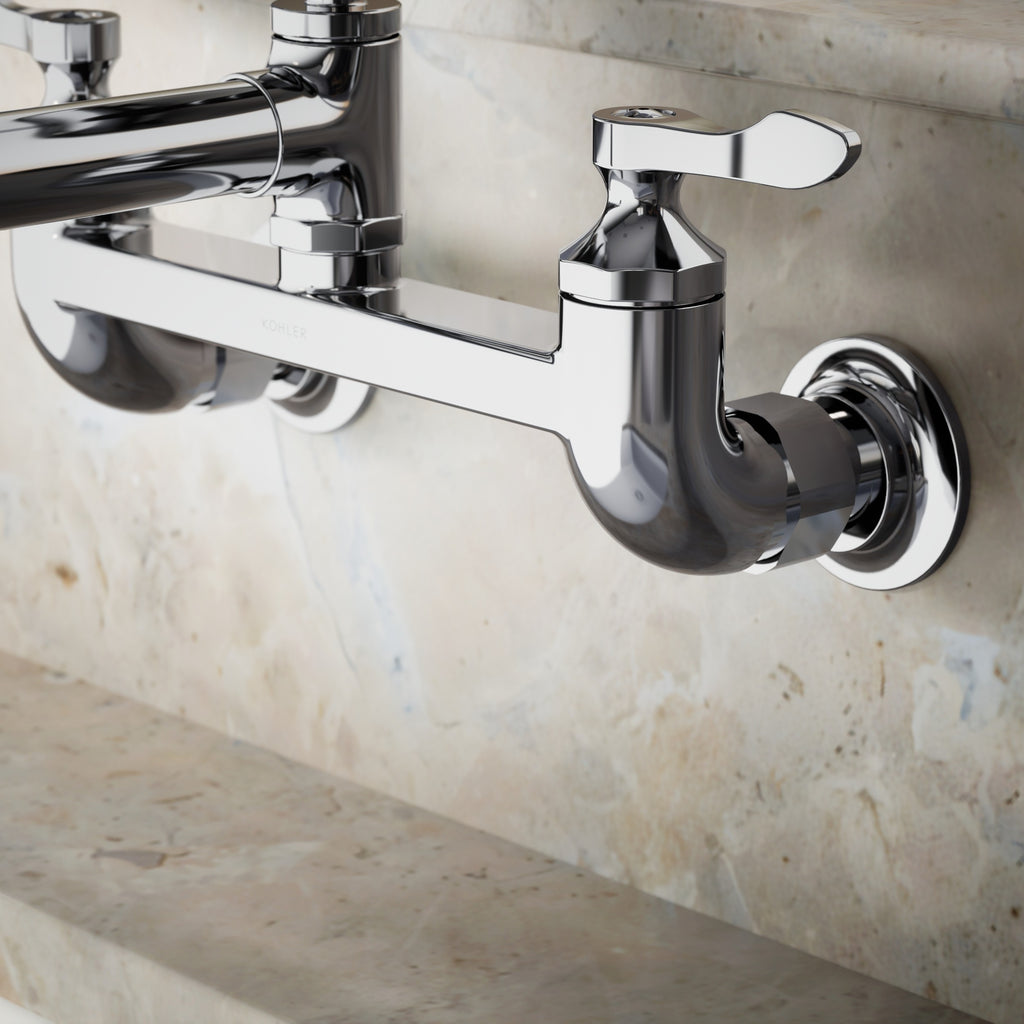 Kohler Eviye Bataryası Clearwater Krom