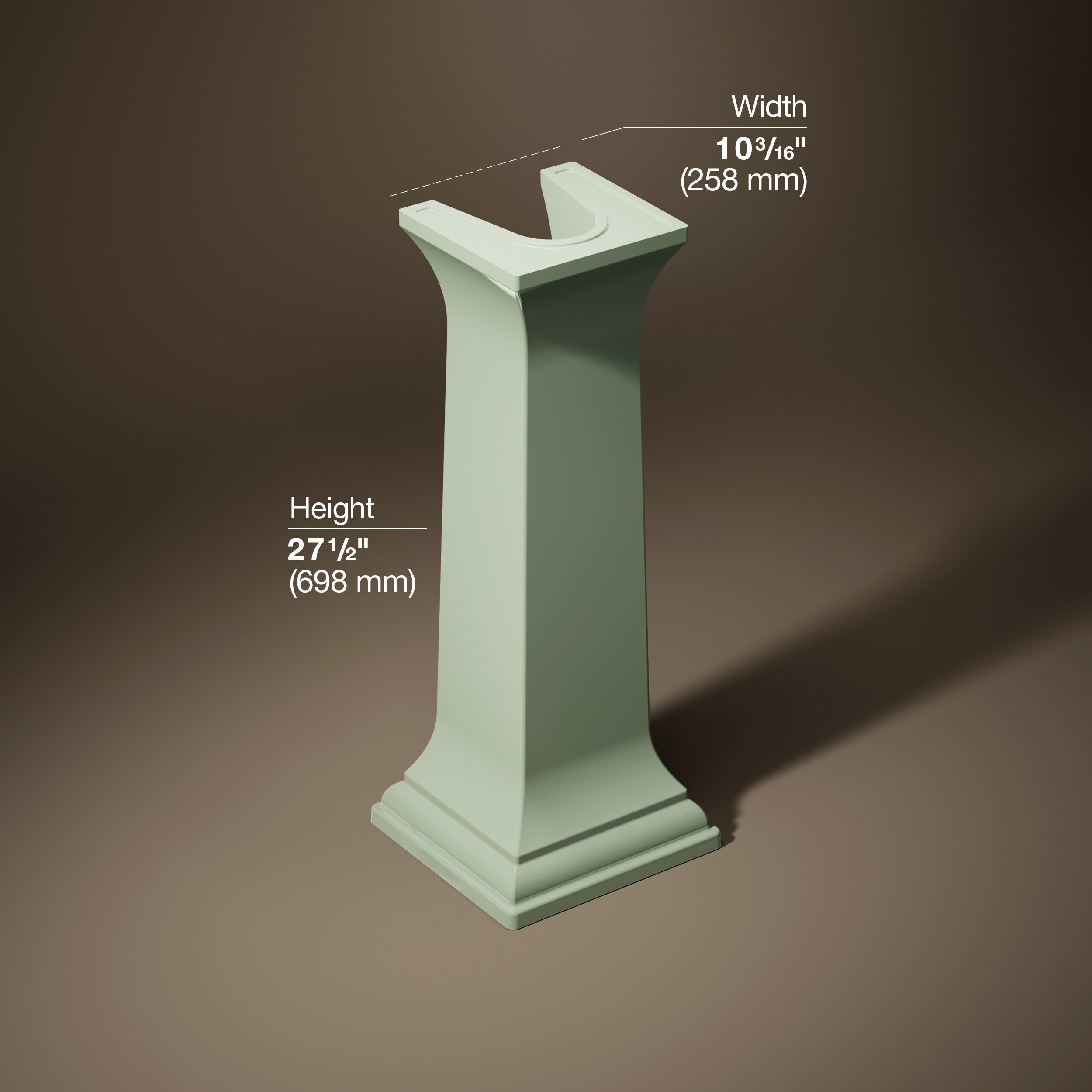 Kohler Memoirs Stately Aspen Green Lavabo İçin Ayak