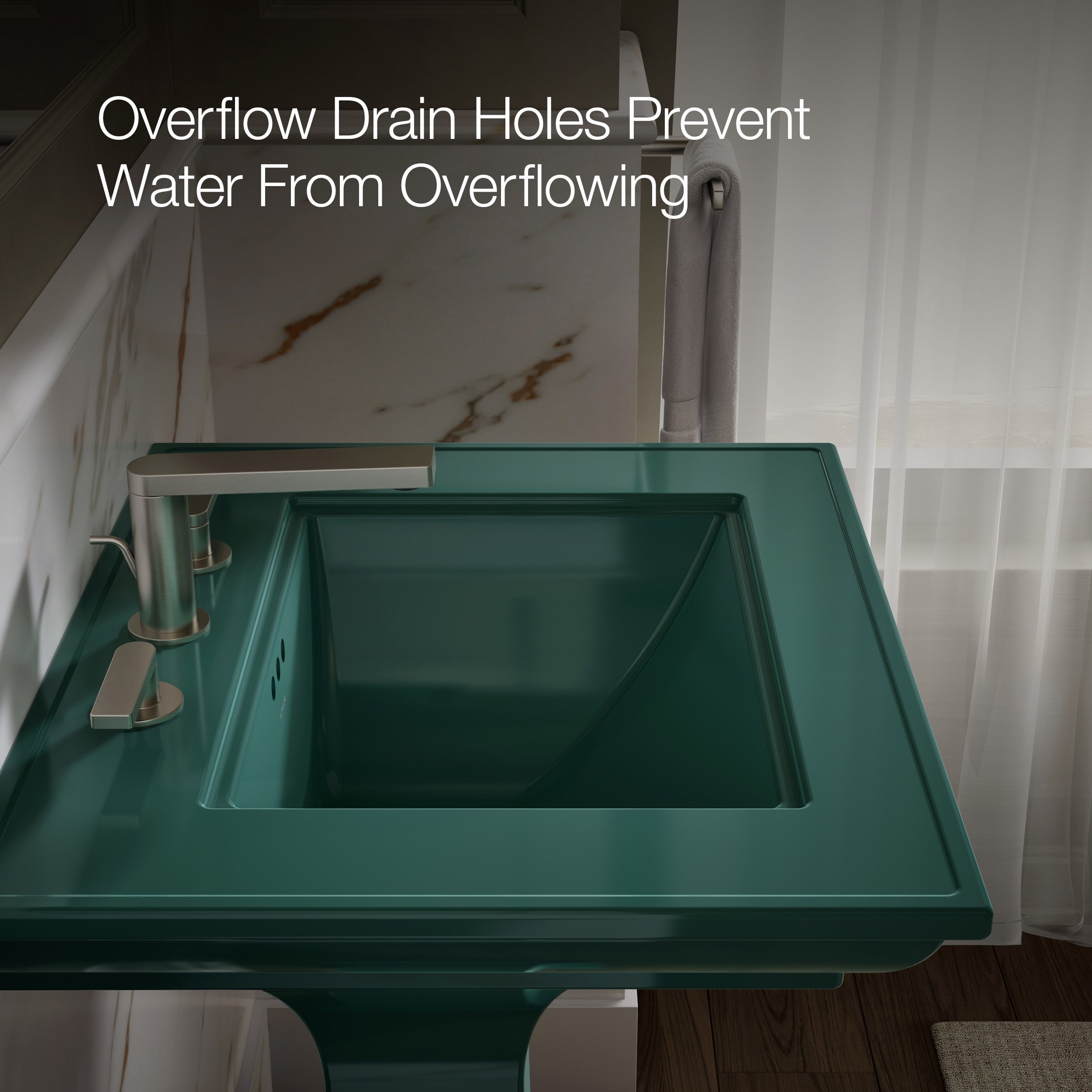 Kohler Lavabo Tezgah Üstü Memoirs Stately, Teal