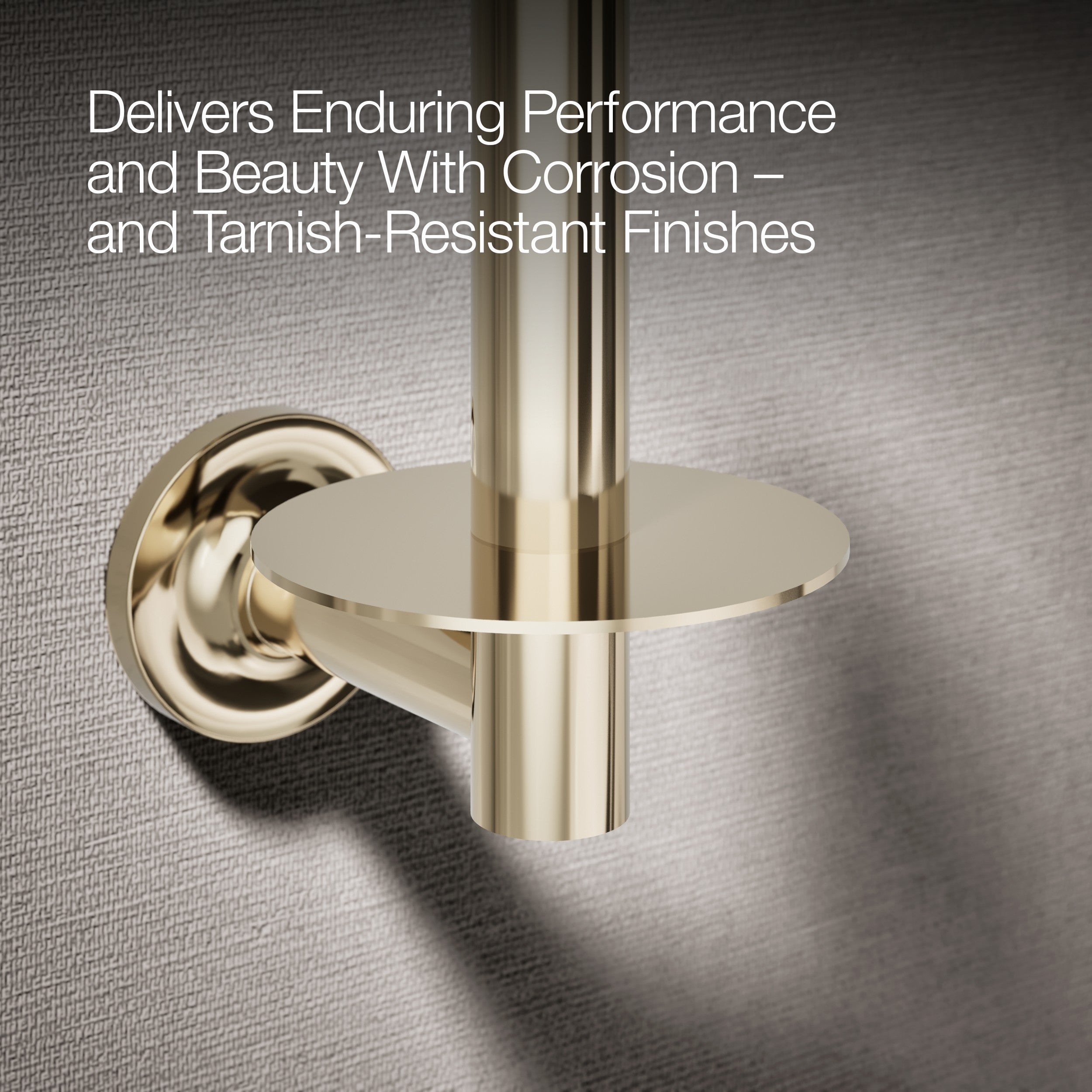 Kohler Tuvalet Kağıtlık Dikey Purist, French Gold