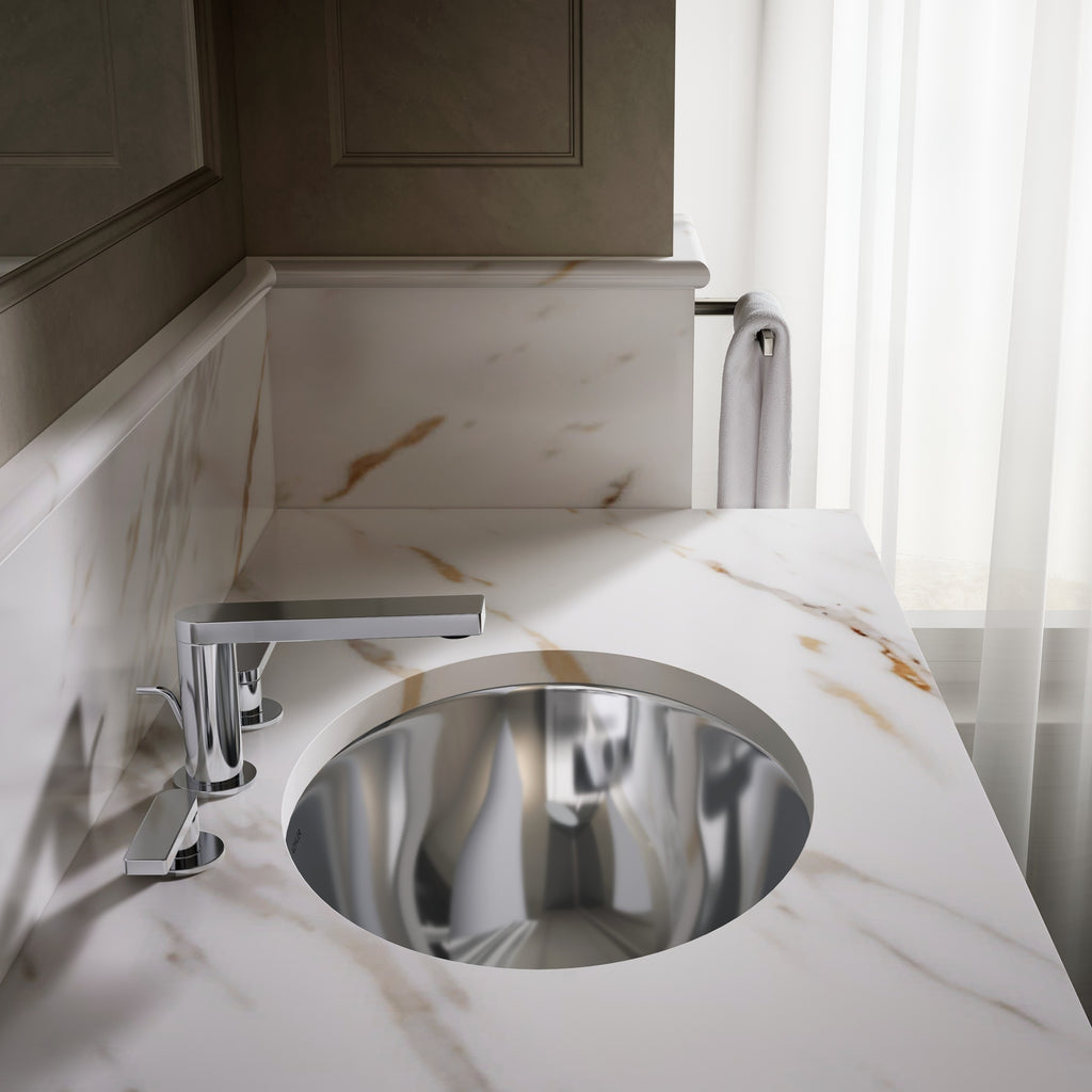 Kohler Lavabo Rhythm Paslanmaz Çelik Tezgah Altı