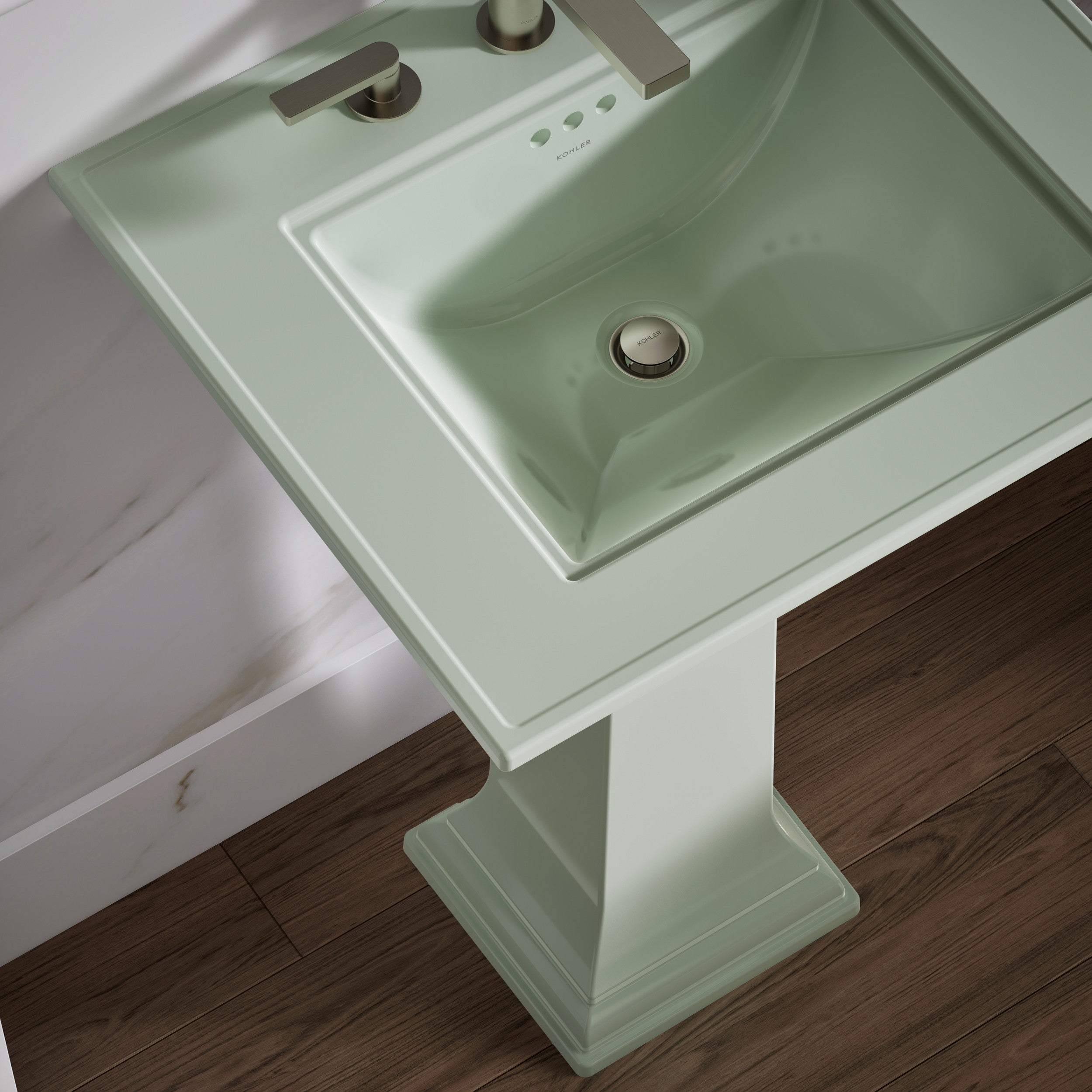 Kohler Lavabo Tezgah Üstü Memoirs Stately, Aspen Green