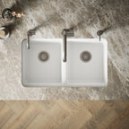 Kohler Eviye Riverby Çift Hazneli Beyaz