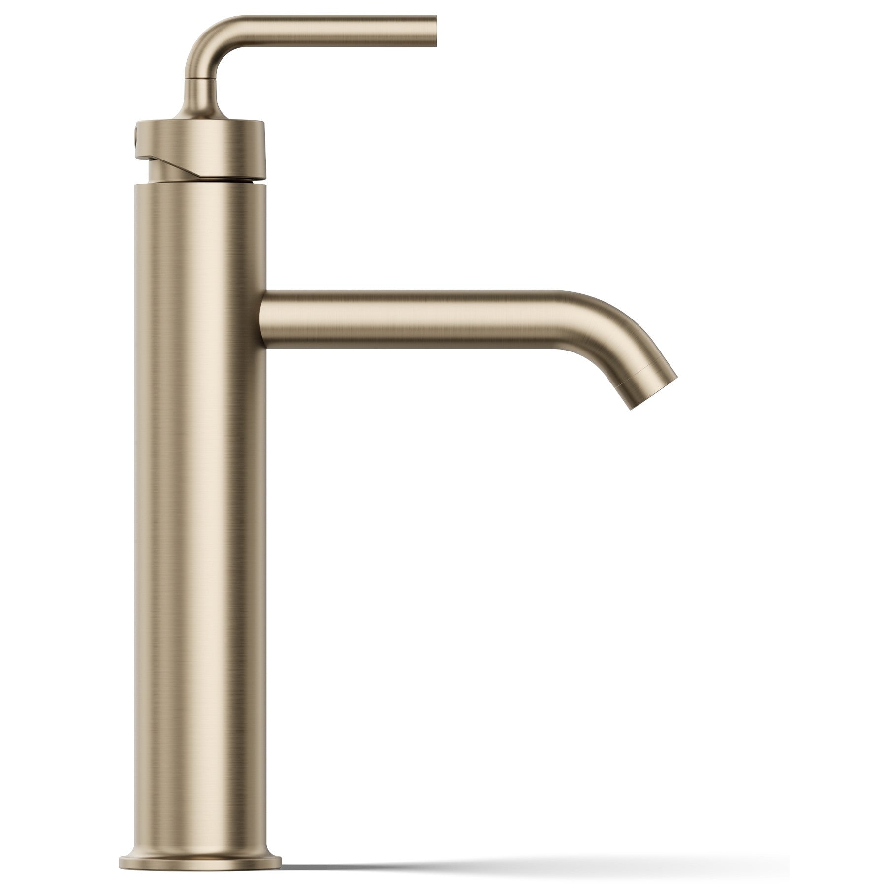 Kohler Lavabo Bataryası Çanak Purist, Brushed Bronze