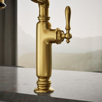 Kohler Eviye Bataryası Tournant Profesyonel, Mat Altın