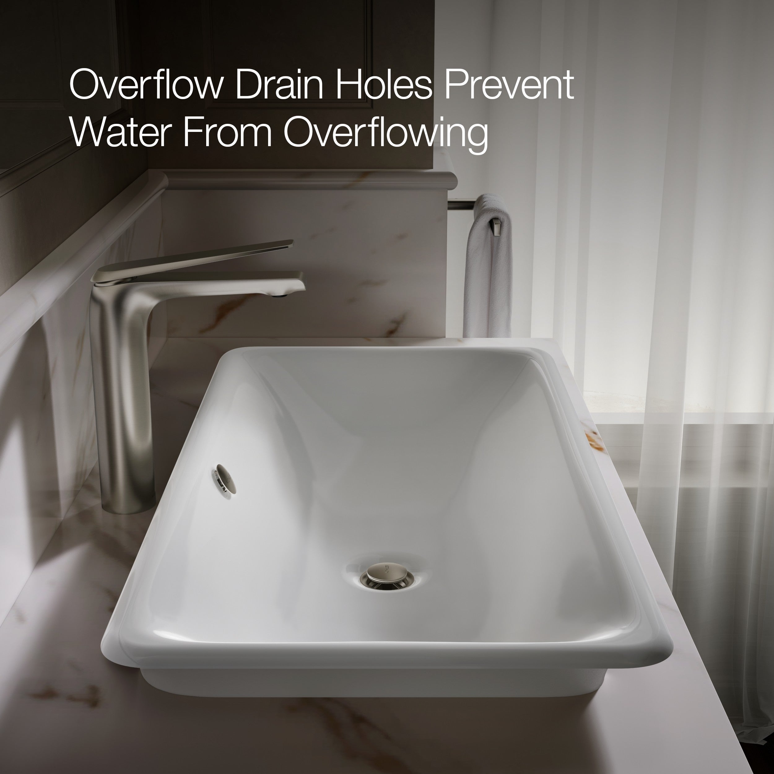Kohler Lavabo İron Plans Döküm 76 x 40 cm Beyaz