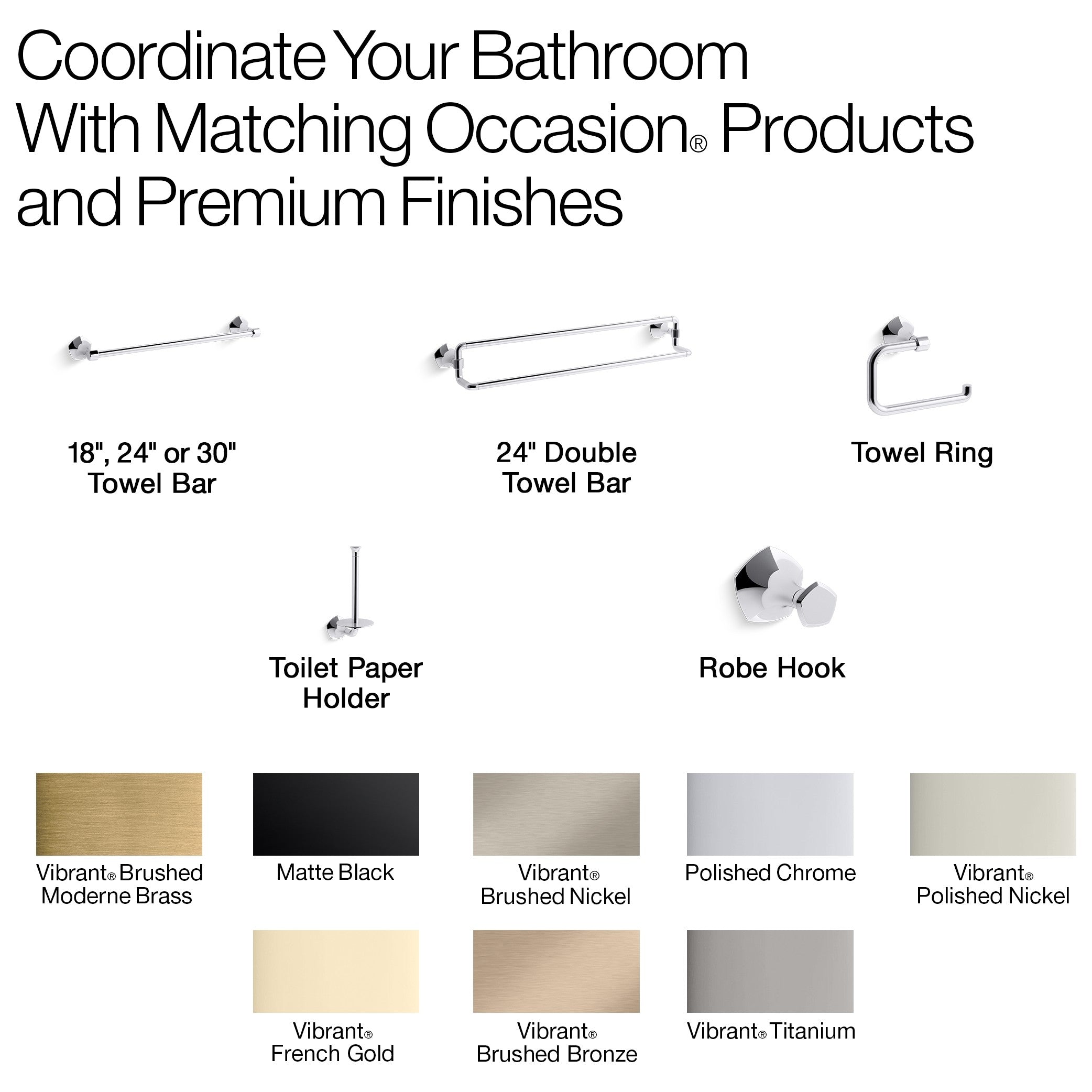 Kohler Bornoz Askılık Occasion, Vibrant French Gold