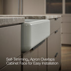 Kohler Eviye Whitehaven Tezgah Altı Ice Grey