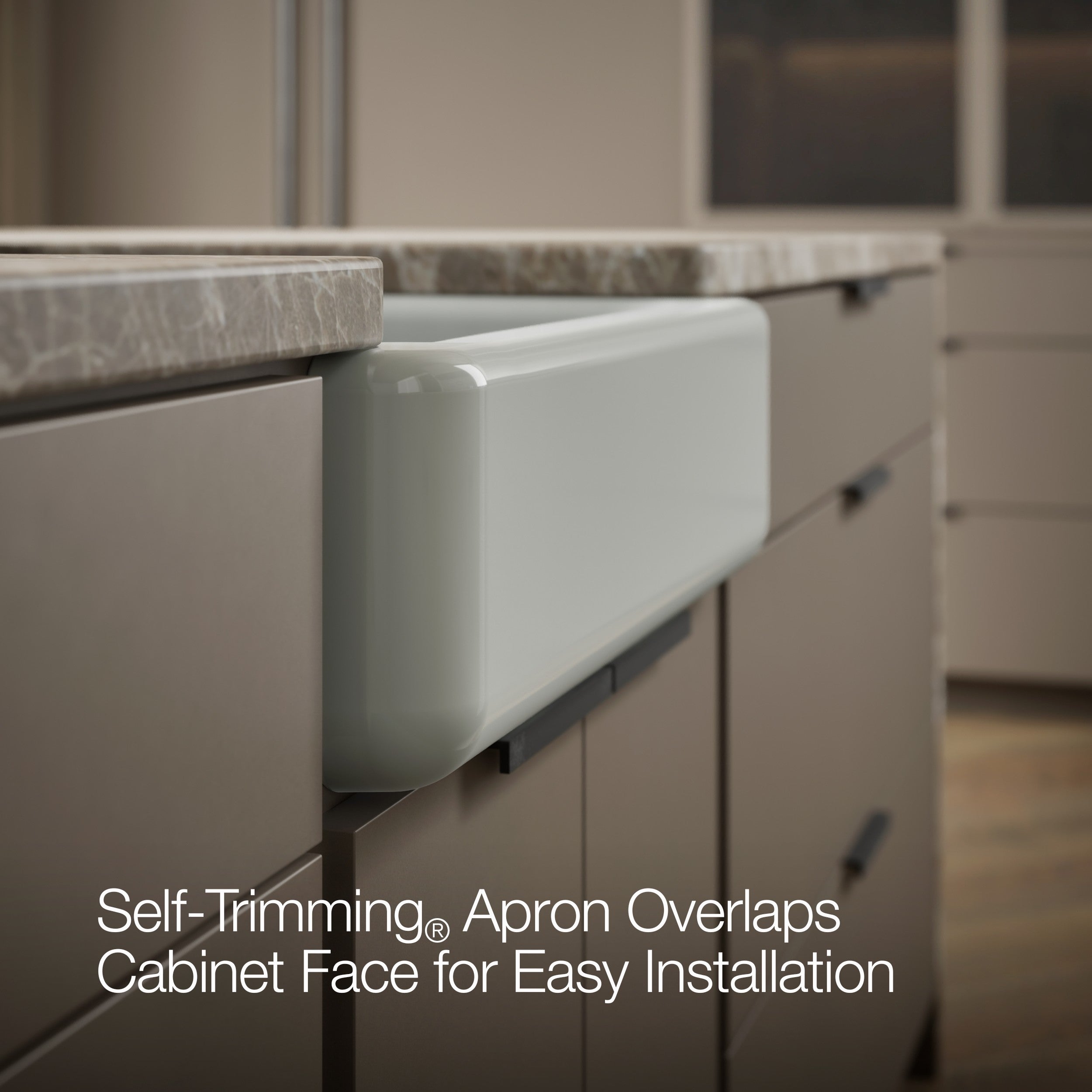 Kohler Eviye Whitehaven Tezgah Altı Ice Grey