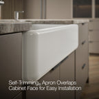 Kohler Eviye Whitehaven Döküm Apron-Front Beyaz
