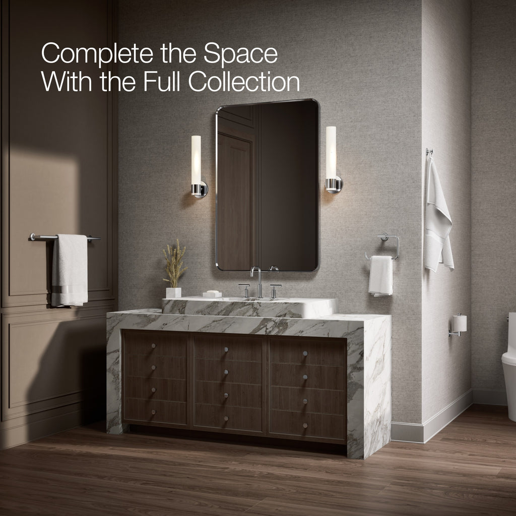 Kohler Tuvalet Kağıtlık Dikey Purist, Krom