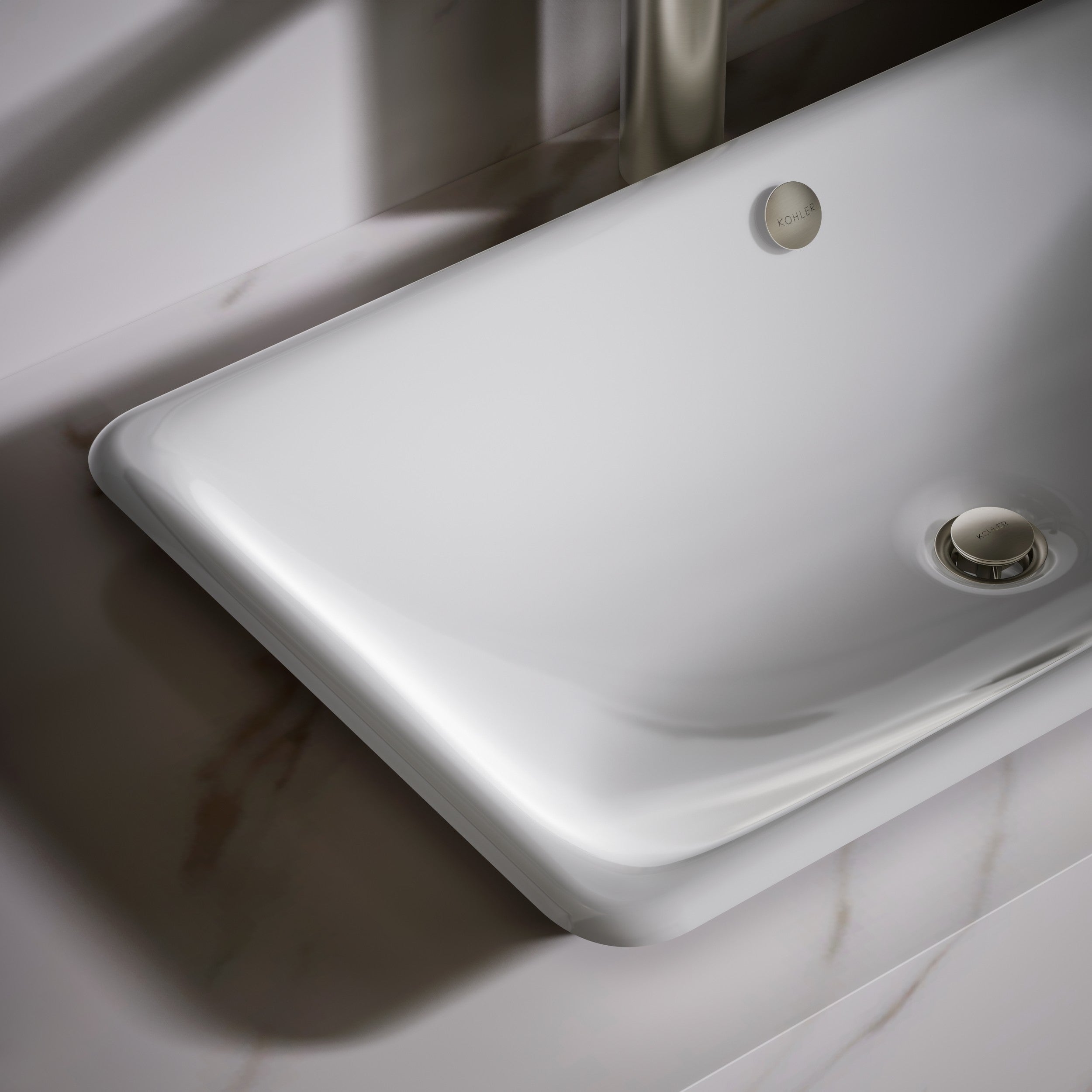 Kohler Lavabo İron Plans Döküm 76 x 40 cm Beyaz