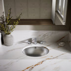 Kohler Lavabo Bachata Paslanmaz Çelik 64 x 42,4 cm