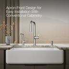 Kohler Eviye Whitehaven Döküm Apron-Front Beyaz