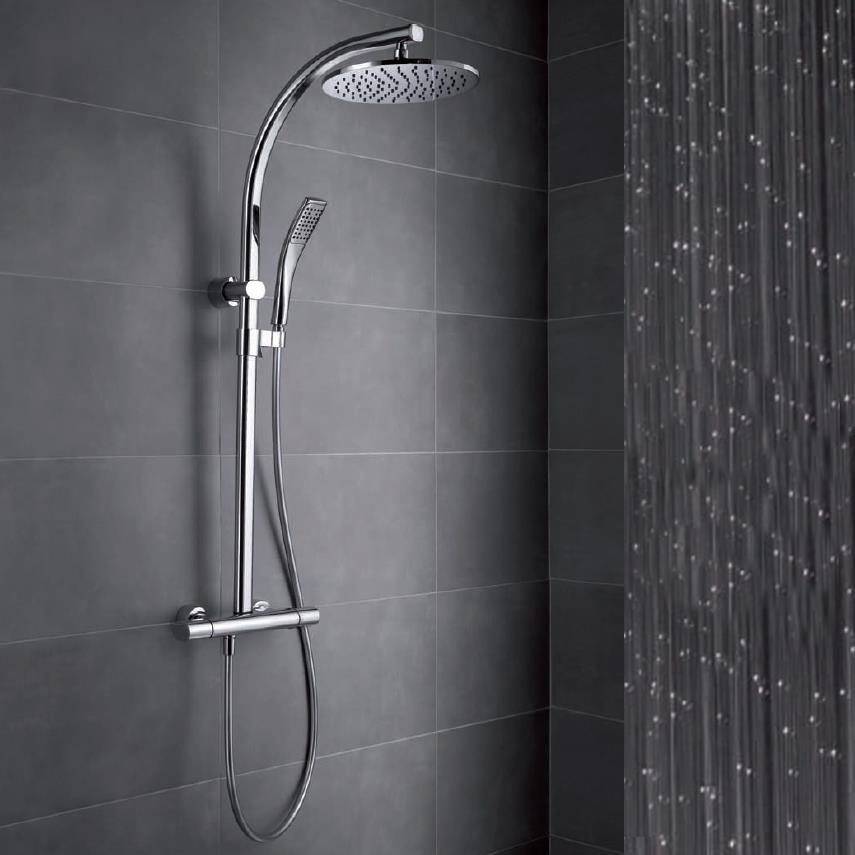 Kohler Batarya Seti Round Termostatik Krom