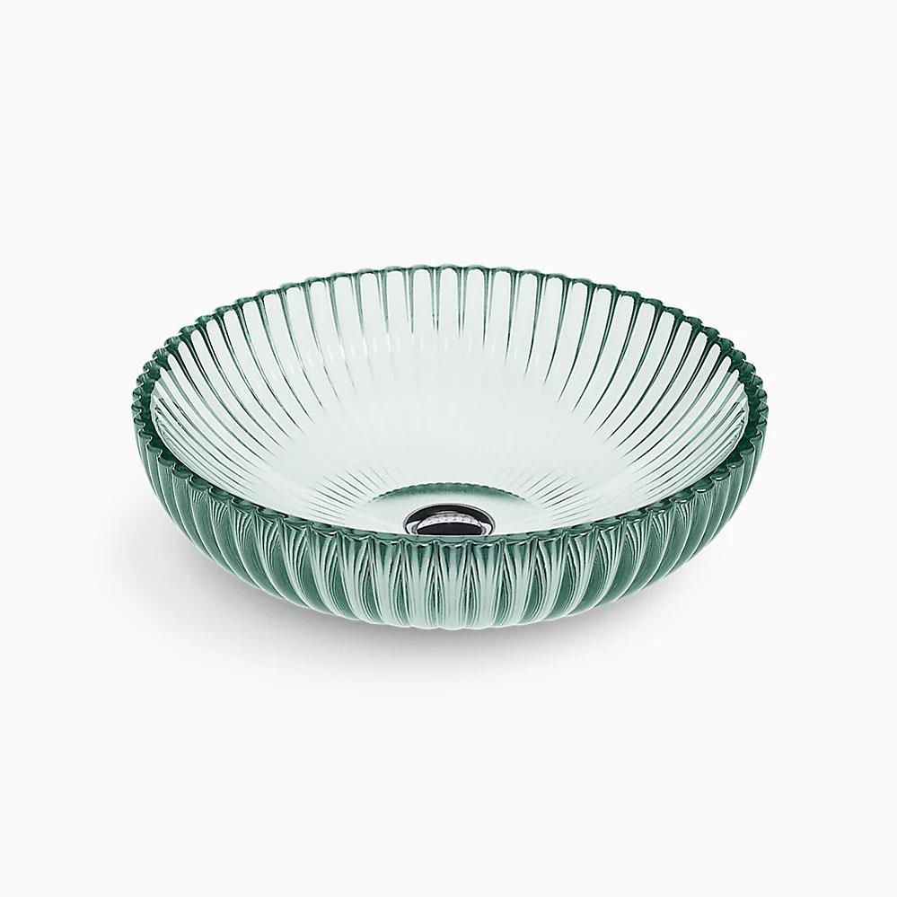 Kohler Lavabo Salute Cam Çanak Translucent Dew