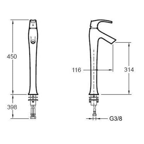 Kohler Lavabo Bataryası Çanak Symbol