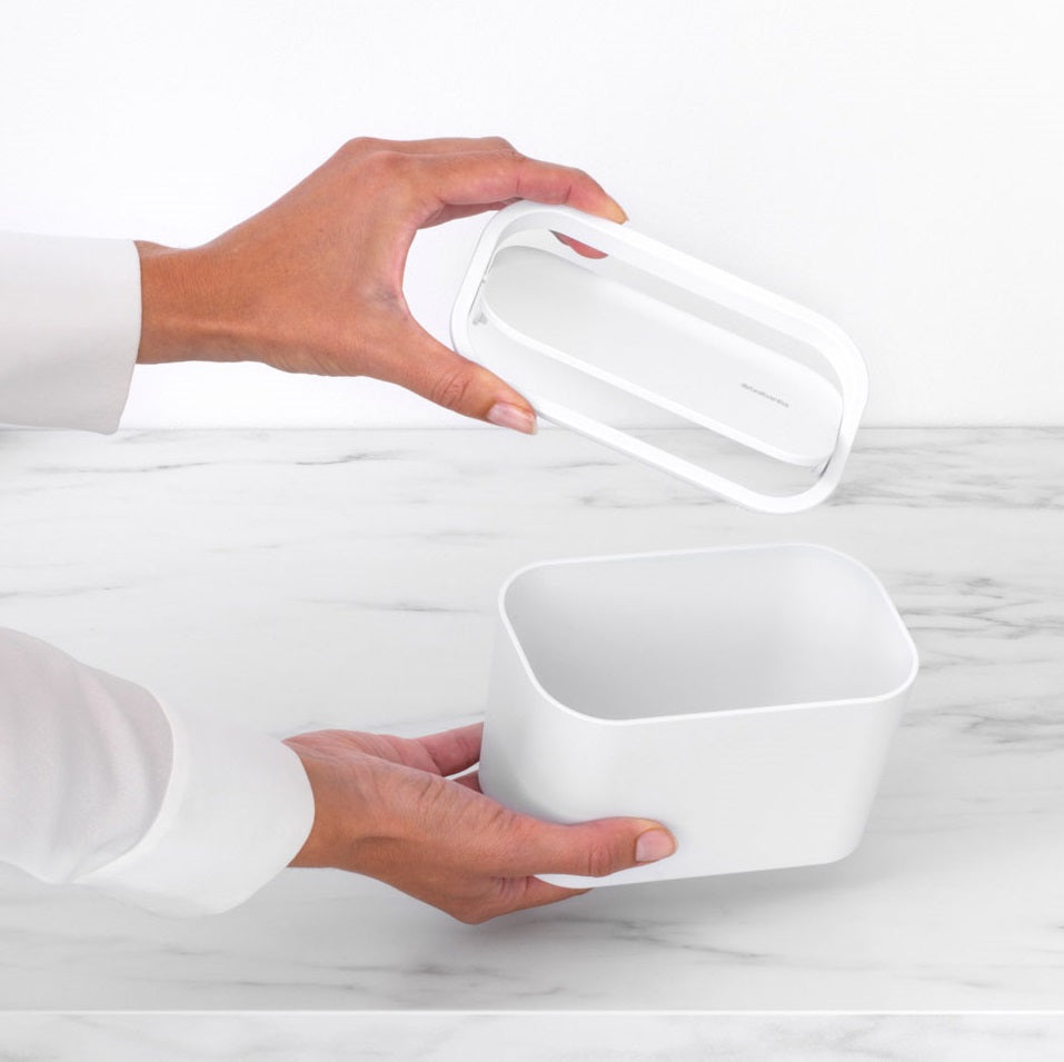 Brabantia Tezgahüstü Küçük Çöp Kutusu Mindset Fresh White 303388