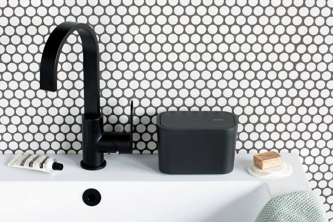 Brabantia Tezgahüstü Küçük Çöp Kutusu Mindset Dark Grey 303364