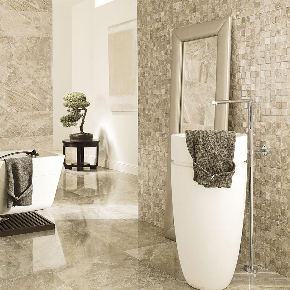 Porcelanosa  Duvar Karosu Mosaico Recife Gris 31,6 x 90