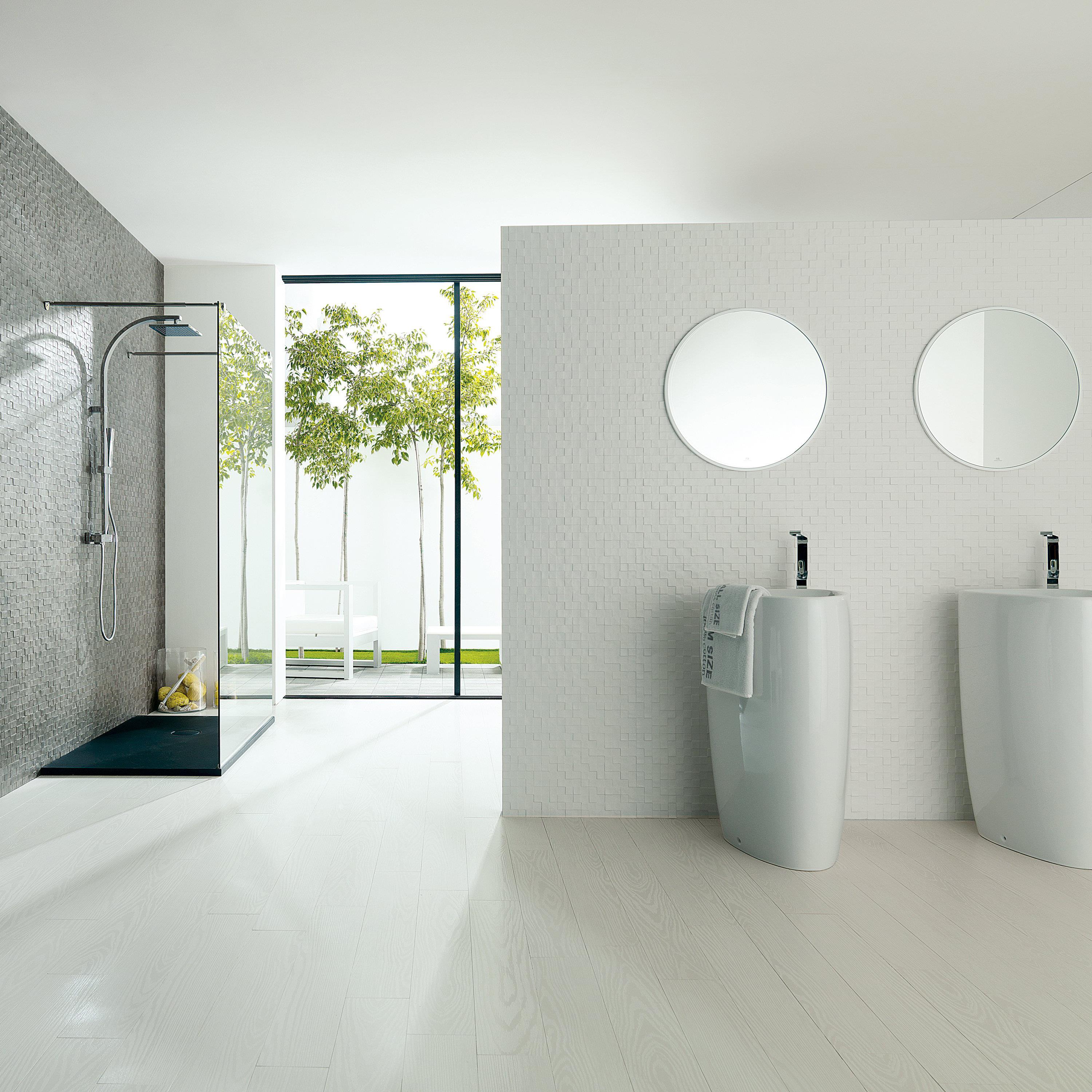 Porcelanosa Duvar Karosu Mosaico Zen Blanco 31,6 x 90 cm