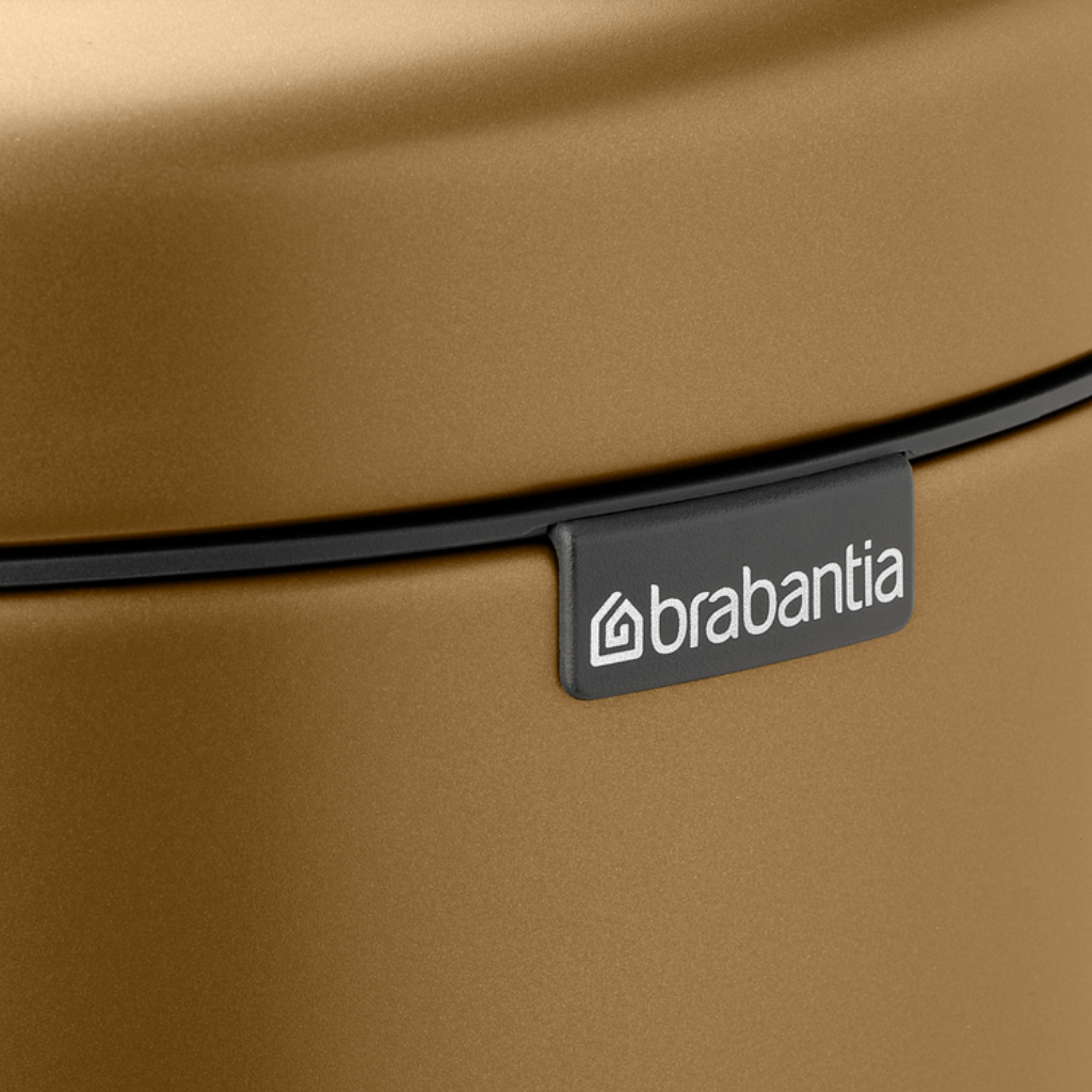 Brabantia Çöp Kutusu 30 litre Newicon Pedallı Warm Brass 238581